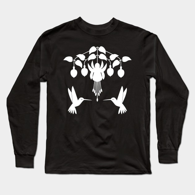 Humming Fuchsia Long Sleeve T-Shirt by EversweetStudio